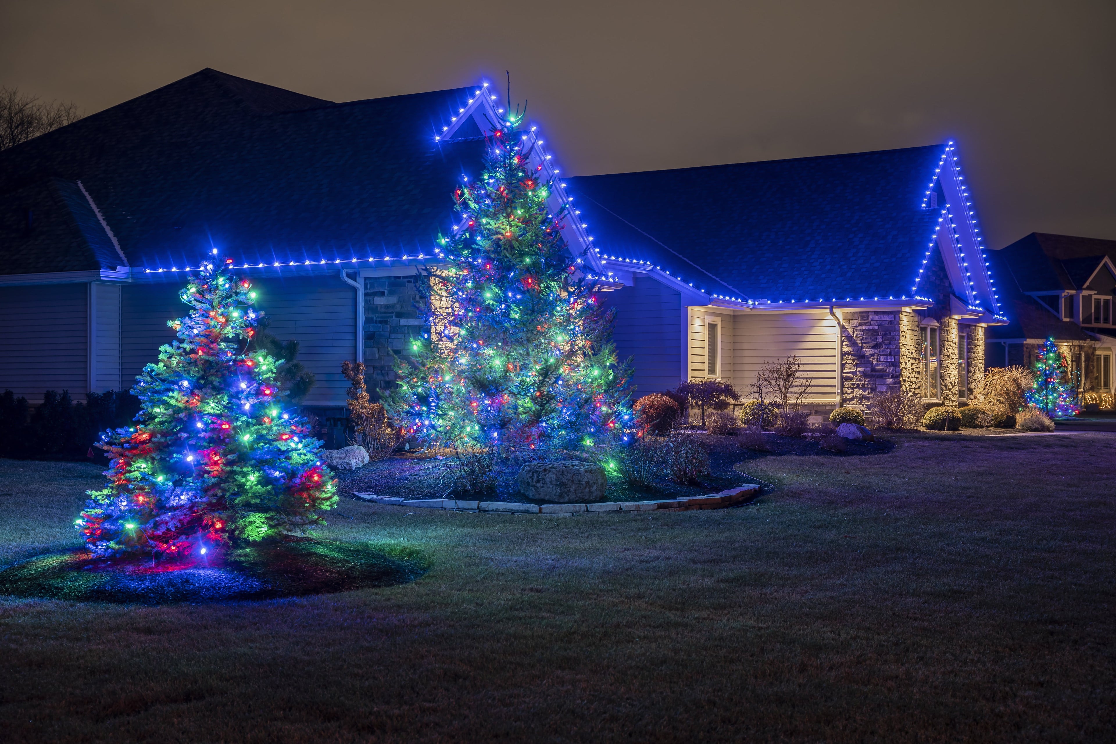 Maryland Lighting And Sprinklers Christmas Light Hanging Service Company Near Me Pasadena Md