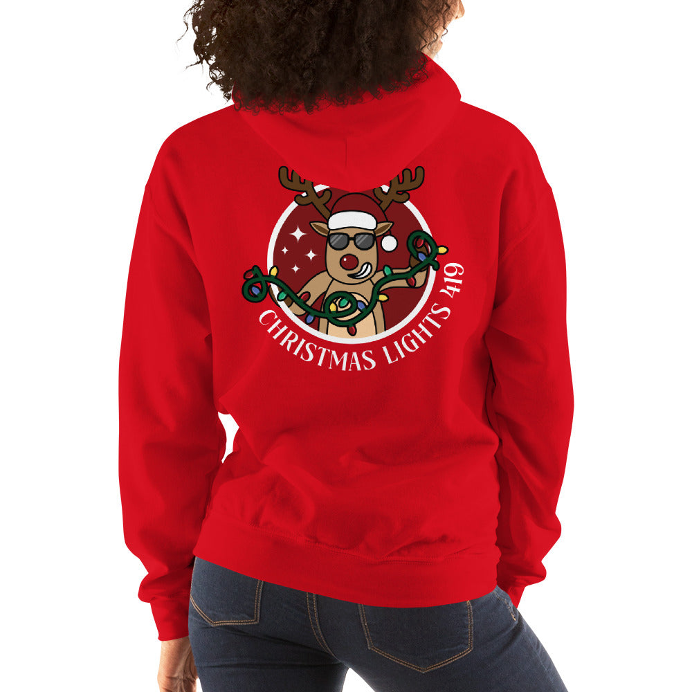 Reindeer on sale hooded sweater